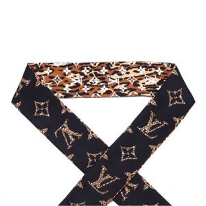 Louis Vuitton Lavender, Teal & Sky Blue Twilly with Tassel Charm